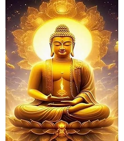 仏教美術 大判印刷物 Amazon | GLTEYACO 大人クロスステッチ キット蓮の仏像11CT